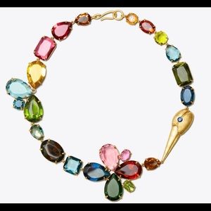 Tory Burch Conversational Stone Royal Necklace